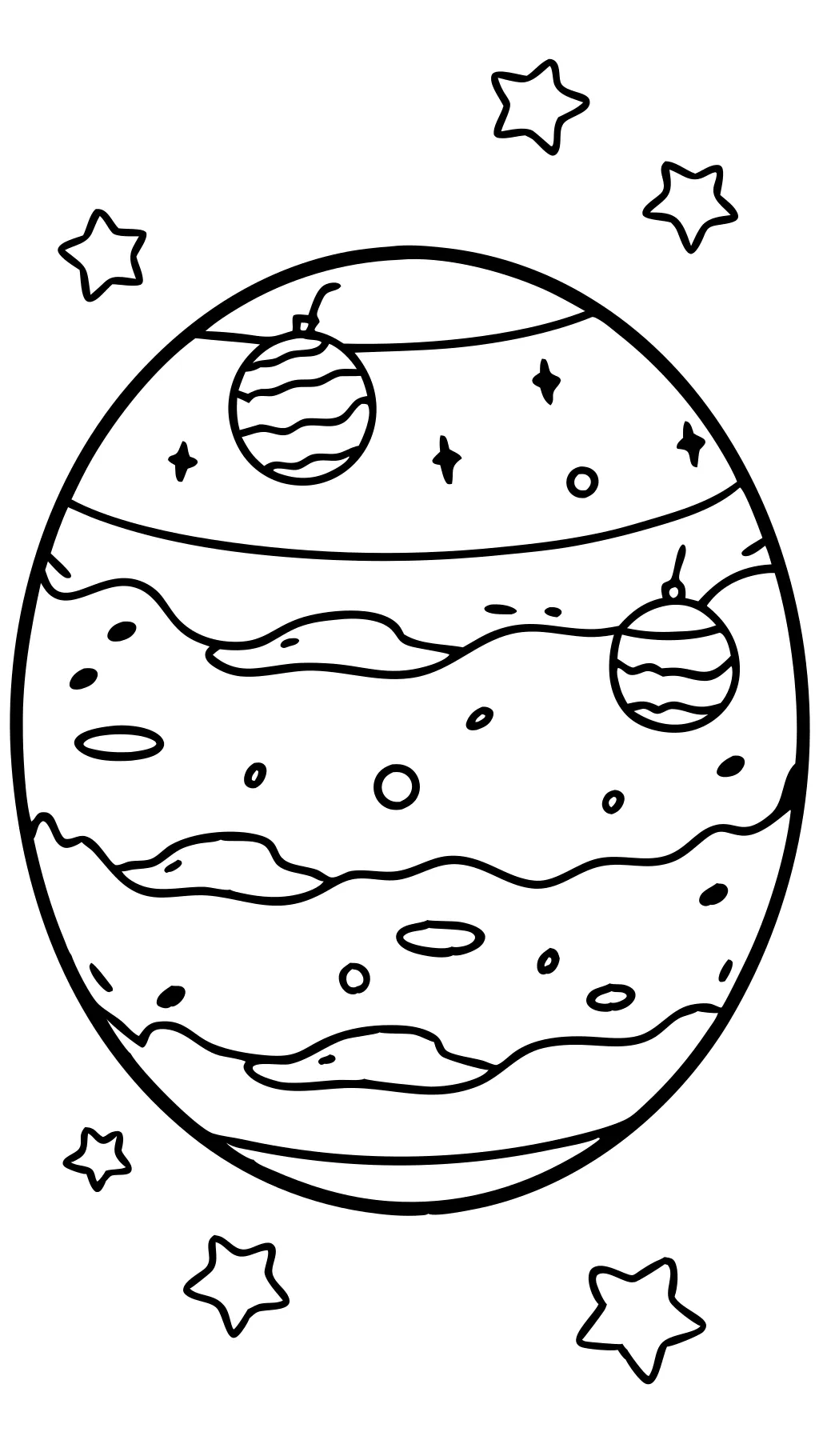 mars coloring page